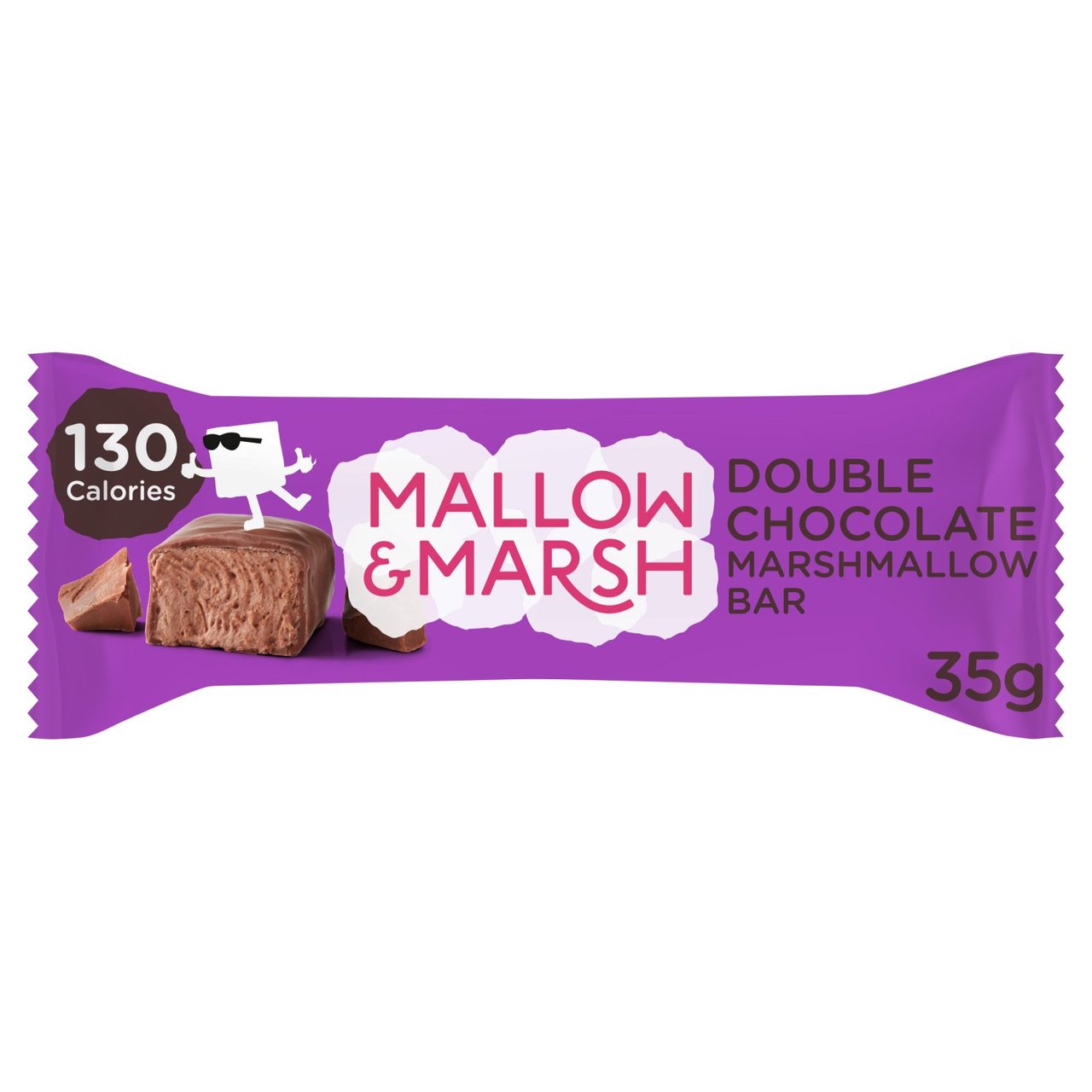 Mallow & Marsh Double Chocolate Marshmallow Bar 35g