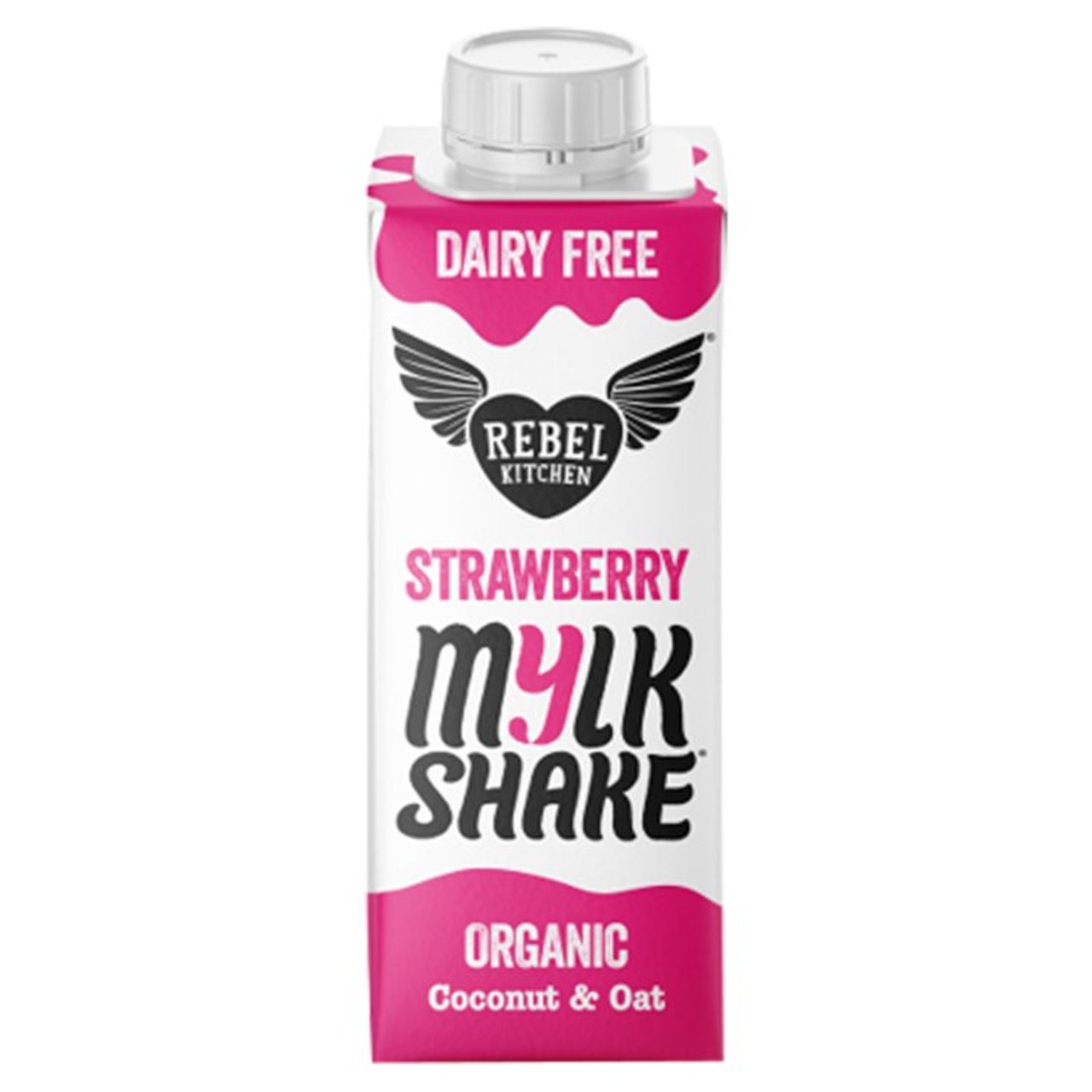 Rebel Kitchen Dairy Free Organic Strawberry Mylk Shake