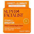 Super Facialist Vitamin C+ Brighten Sleep & Reveal Night Cream 50ml