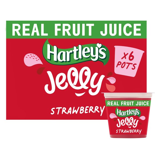 Hartleys Strawberry Jelly 6 x 125g