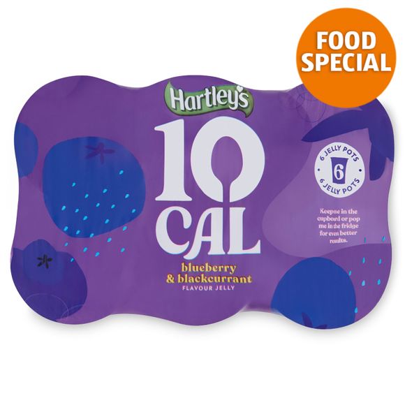 Hartley's 10 Cal Blueberry & Blackcurrant Flavour Jelly (1.155kg) 6 X 175g