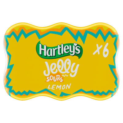 Hartley's Jelly Sours Lemon Flavour 6 x 125g (750g)