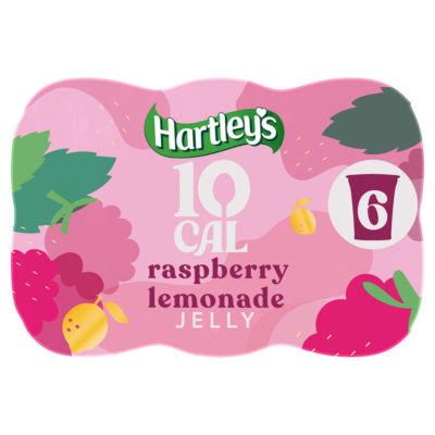 Hartley's 10 Cal Raspberry Lemonade Flavour Jelly 6 x 175g (1.05kg)