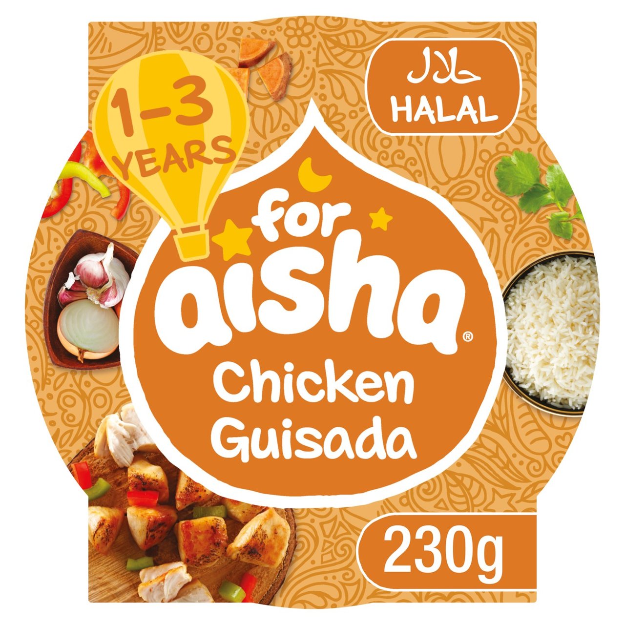 For Aisha Chicken Guisada Toddler Tray Meal 12m+  230g