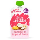 Little Freddie Coconut & Tropical Fruits Organic Pouch, 6 mths+