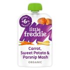 Little Freddie Carrot, Sweet Potato & Parsnip Mash Organic Pouch, 6 mths+