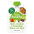 Little Freddie Organic Beef & Coconut Curry with Wild Rice Stage 2 +7m 130g