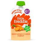 Little Freddie Organic Sweet Potato & Carrot Yoghurt Pouch, 6 mths+