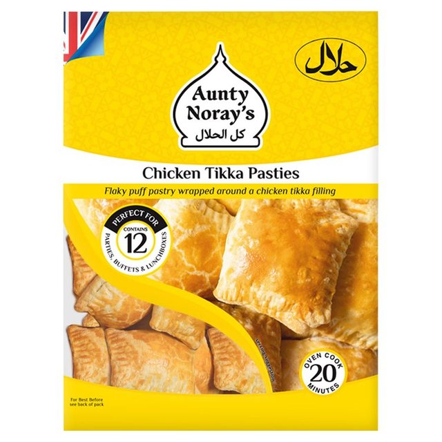 Aunty Noray's Chicken Tikka Pasties 480g