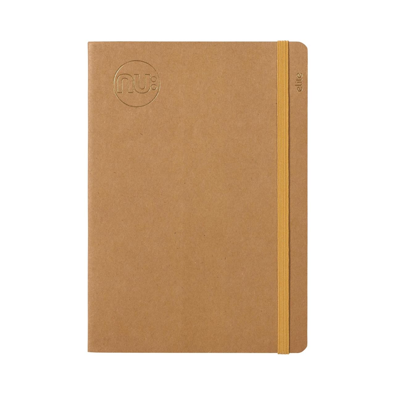 Nu Kraft A5 Manilla Stitched Notebook - 80 pgs 