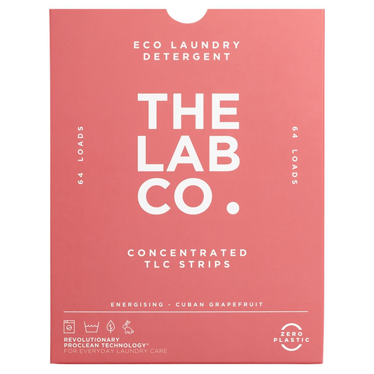 The Lab Co. Laundry Detergent Sheets Non Bio Energising Scent 64 Loads