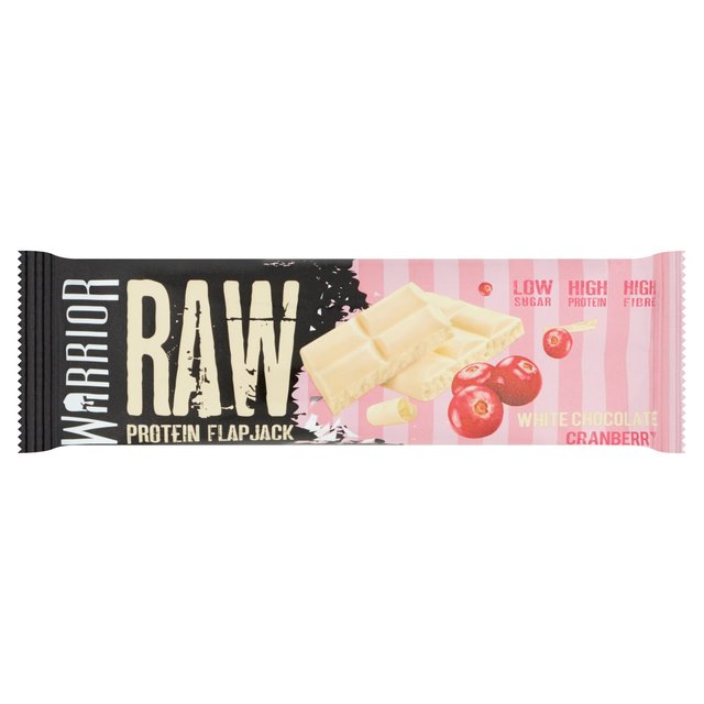 Warrior Raw Protein Flapjack White Chocolate Cranberry  75g