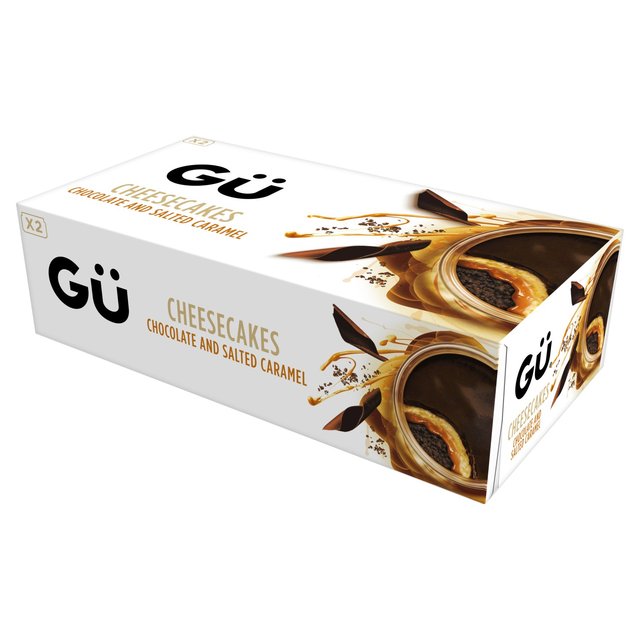 Gu Chocolate & Salted Caramel Cheesecake Dessert 2 x 90g