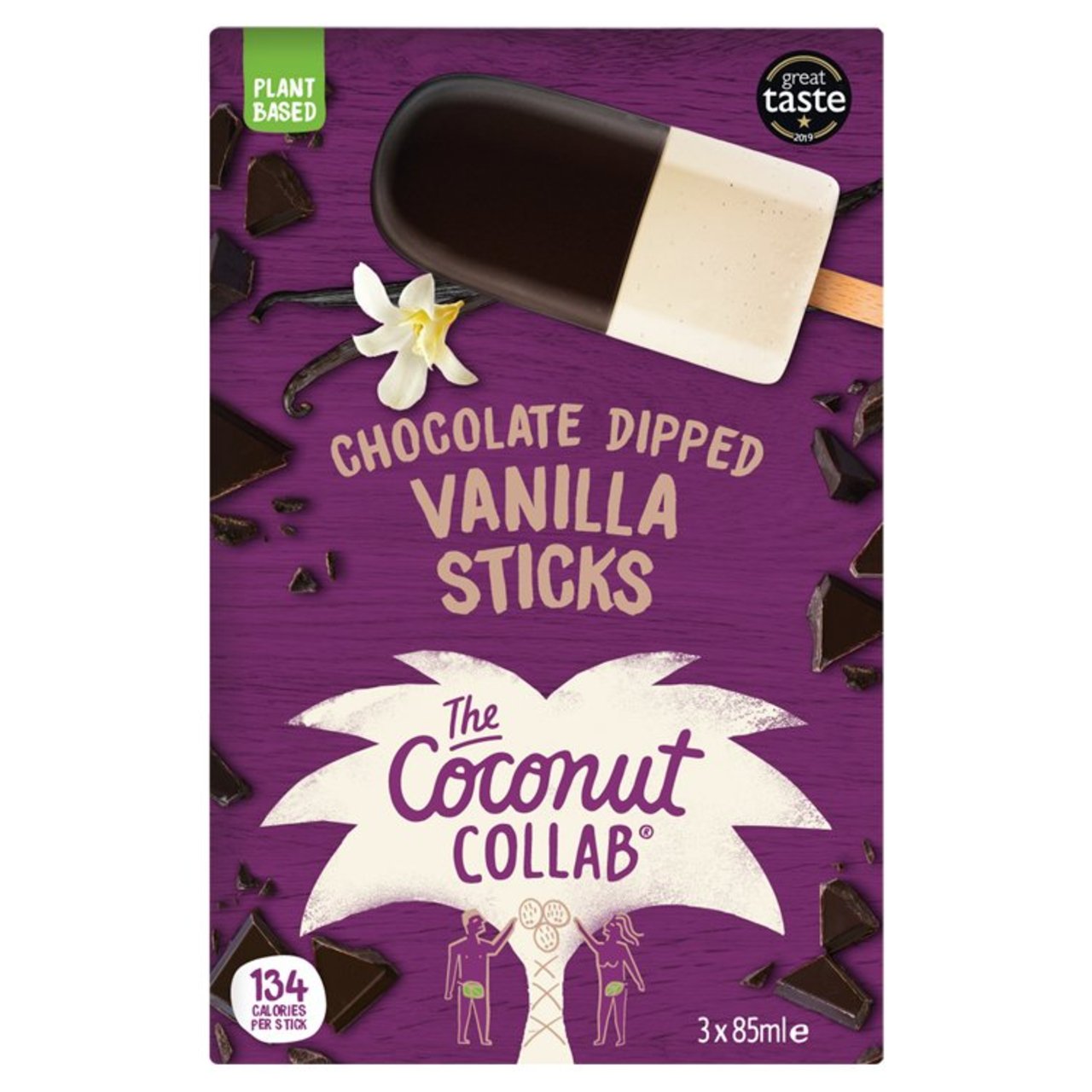 The Coconut Collaborative Dark Chocolate Snowconut Sticks