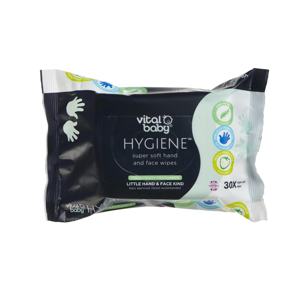 Vital Baby Fruity Fragrance Hand & Face Wipes 