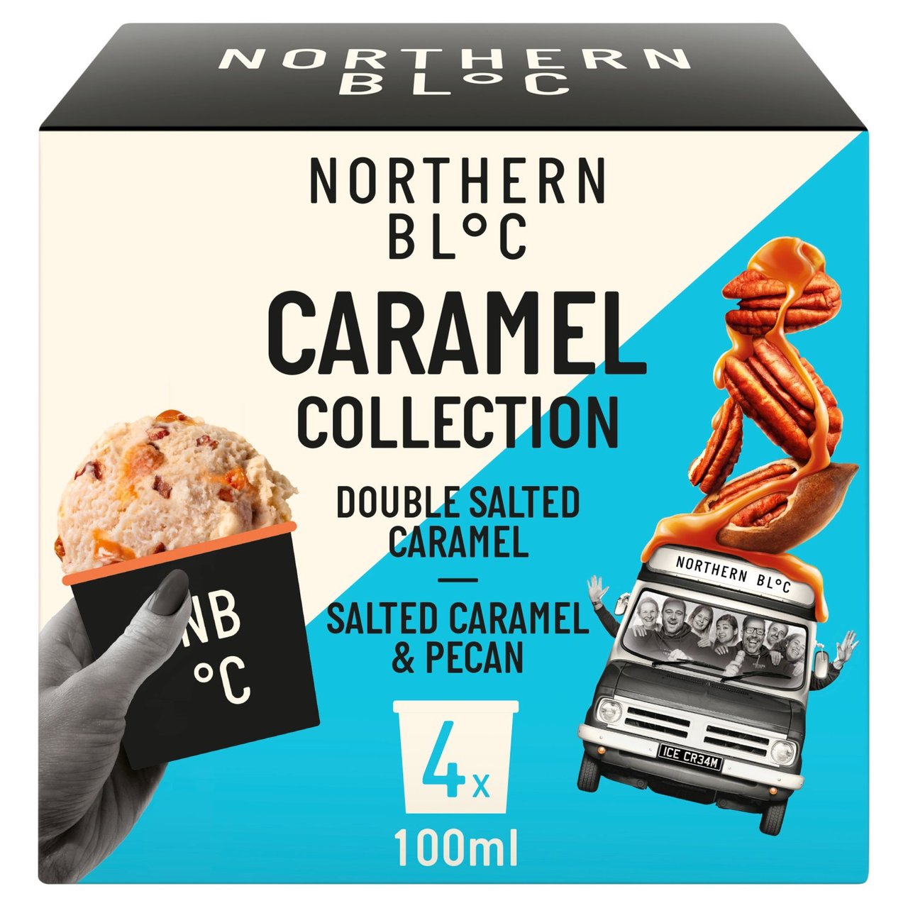 Northern Bloc Vegan Caramel Collection Mini Tubs