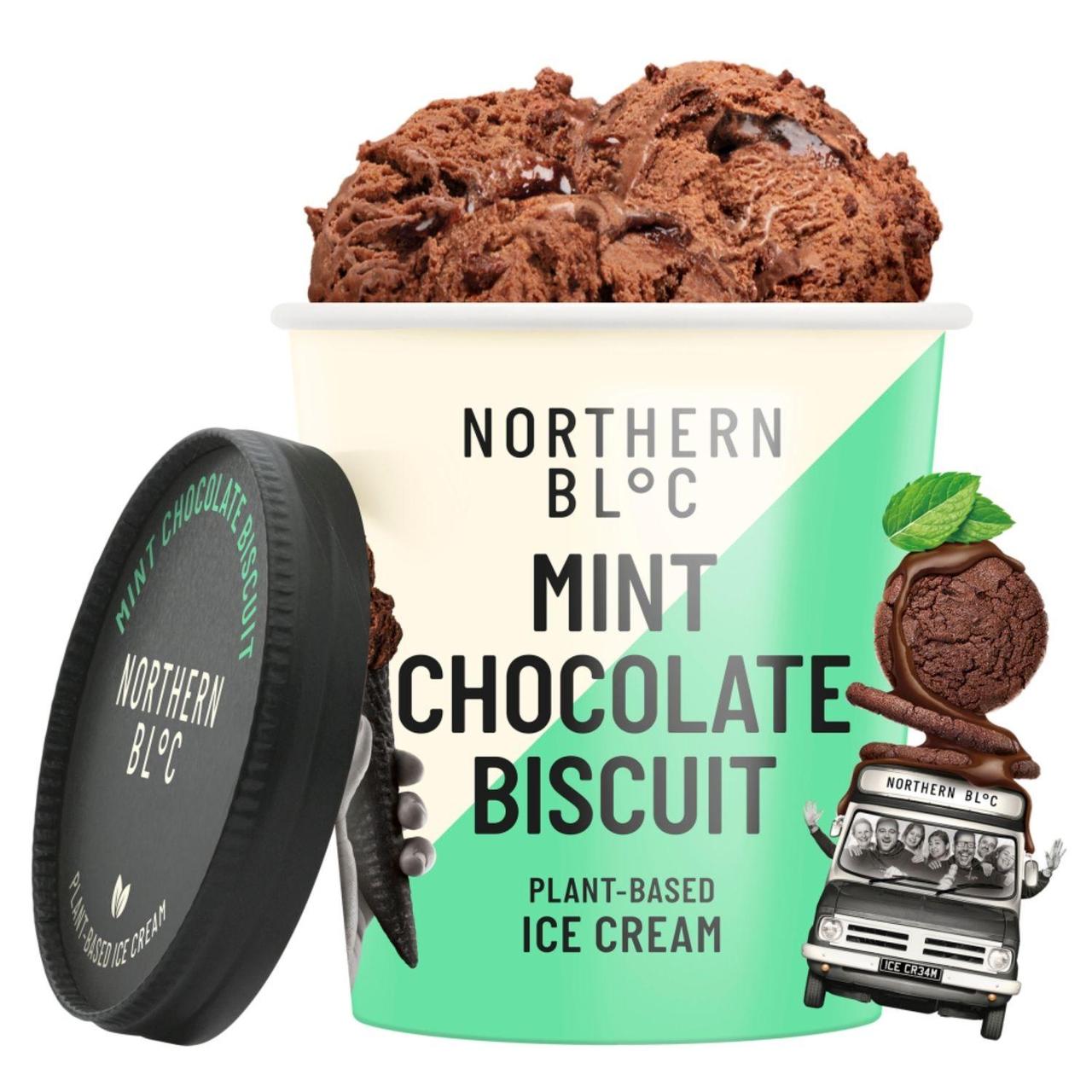 Northern Bloc Chocolate Mint Biscuit Vegan Ice Cream