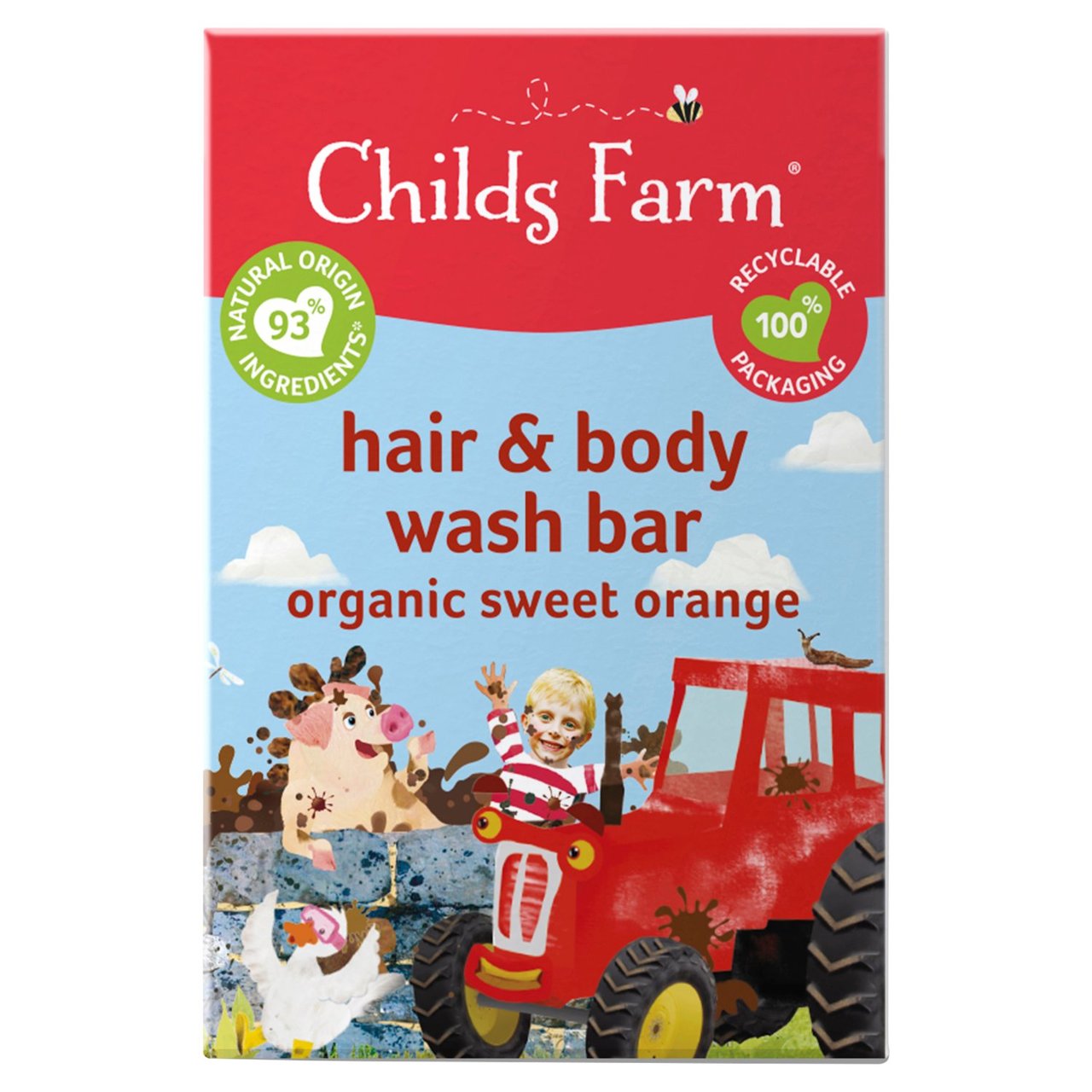 Childs Farm Kids Organic Sweet Orange Hair and Body Wash Bar