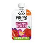 Piccolo Blushing Berries, Pear & Banana Organic Pouch, 4 mths+