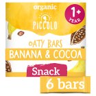 Piccolo Mighty Banana & Cocoa Oaty Baby Cereal Bars 6x20g