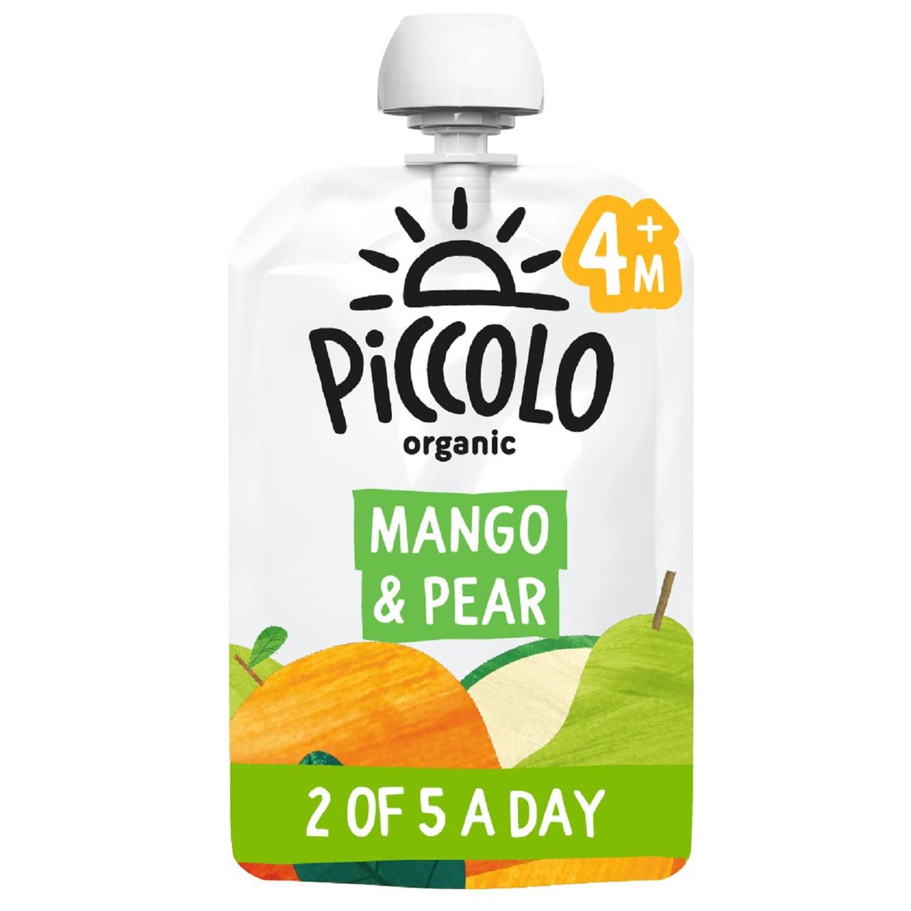 Piccolo Organic Mango & Pear Smooth 6 Months+ 100g