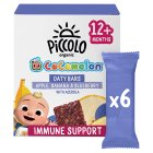 Piccolo Organic Cocomelon Oaty Bars Apple Banana & Blueberry with Acerola 12+ Months 6x23g