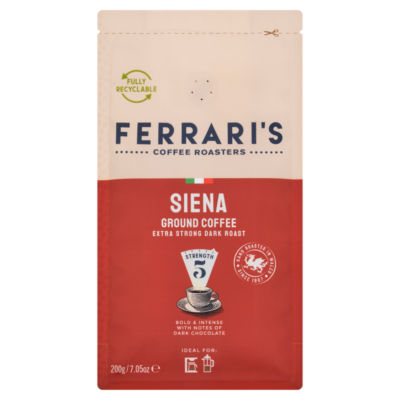 Ferrari's Coffee Roasters Siena Ground Coffee 200g