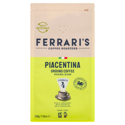 Ferrari's Piacentina Ground Coffee 200g