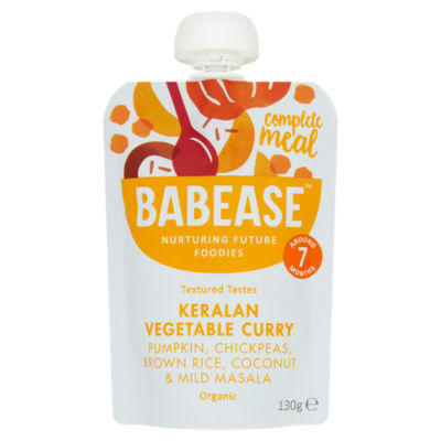 Babease Organic Keralan Vegetable Curry Pouch, 7 mths+