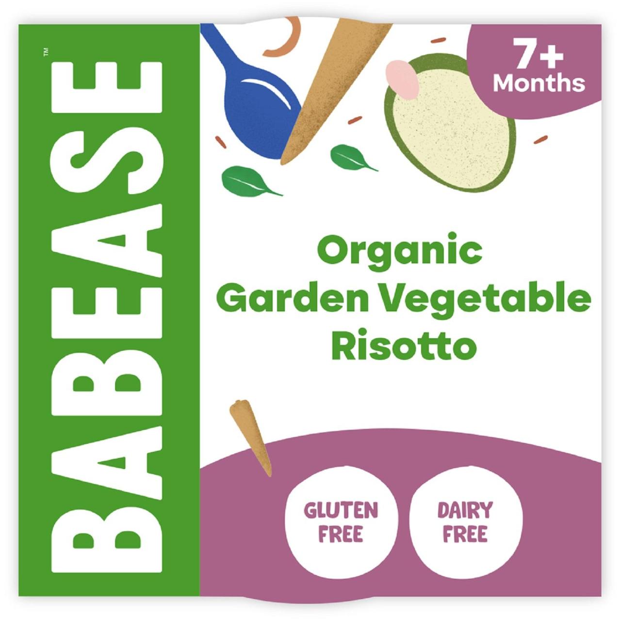 Babease Organic Garden Vegetable Risotto Baby Food Pot 7+months