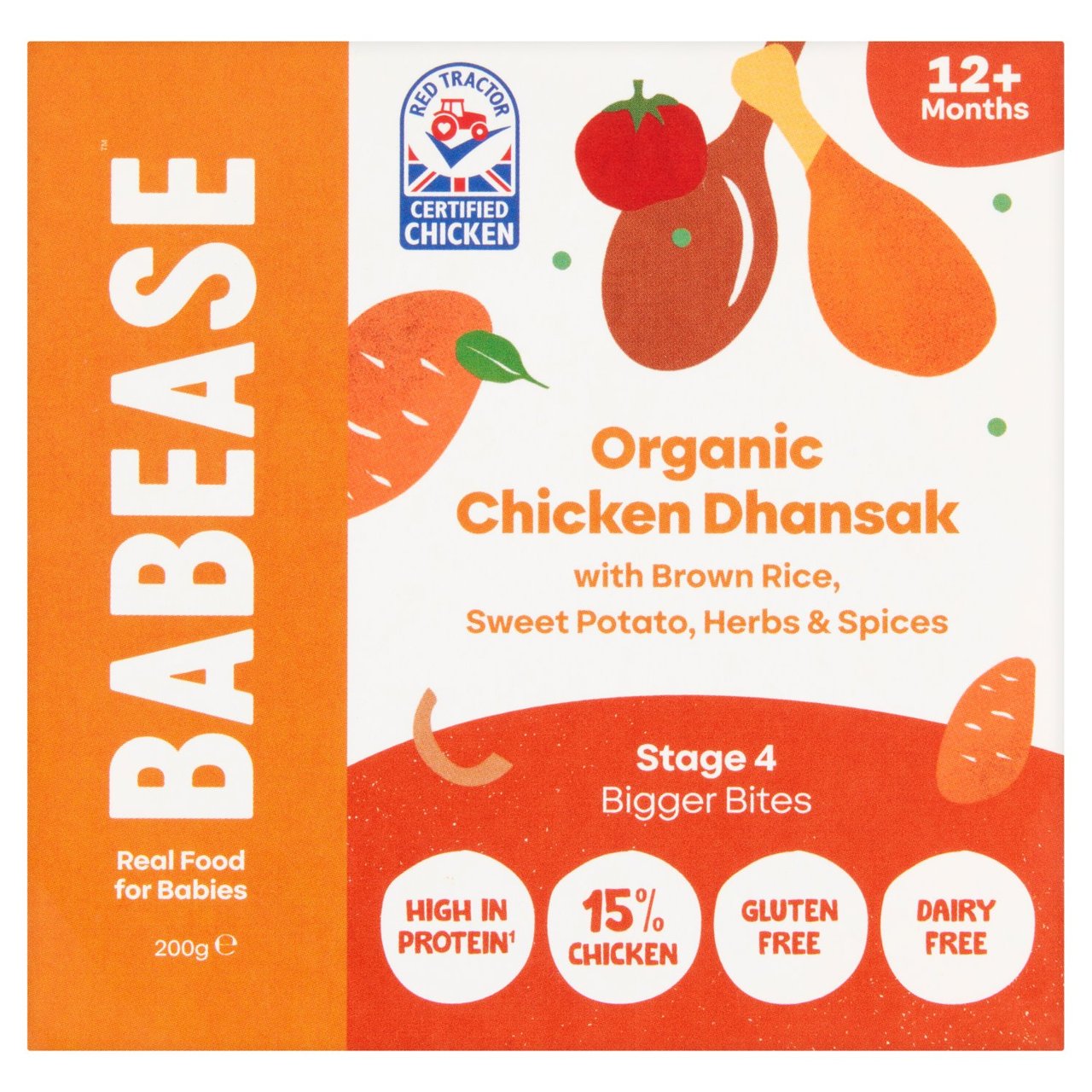 Babease Organic Chicken Dhansak Baby Food Pot 12+months