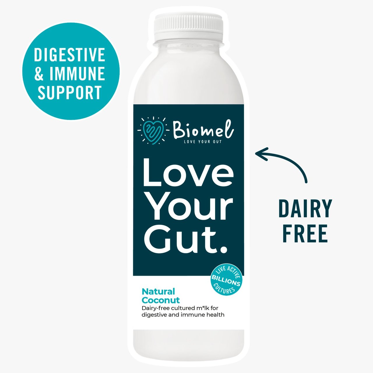 Biomel Natural Coconut Gut Health Drink