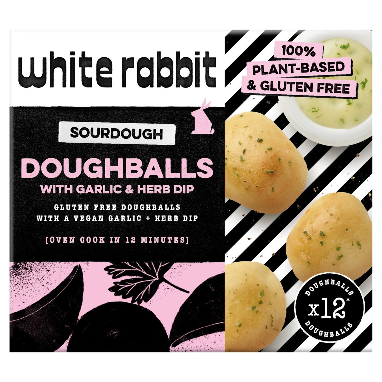 White Rabbit Doughballs 12pk with Garlic Herb Butter