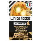 White Rabbit Sourdough Mozzarella & Garlic Flatbread