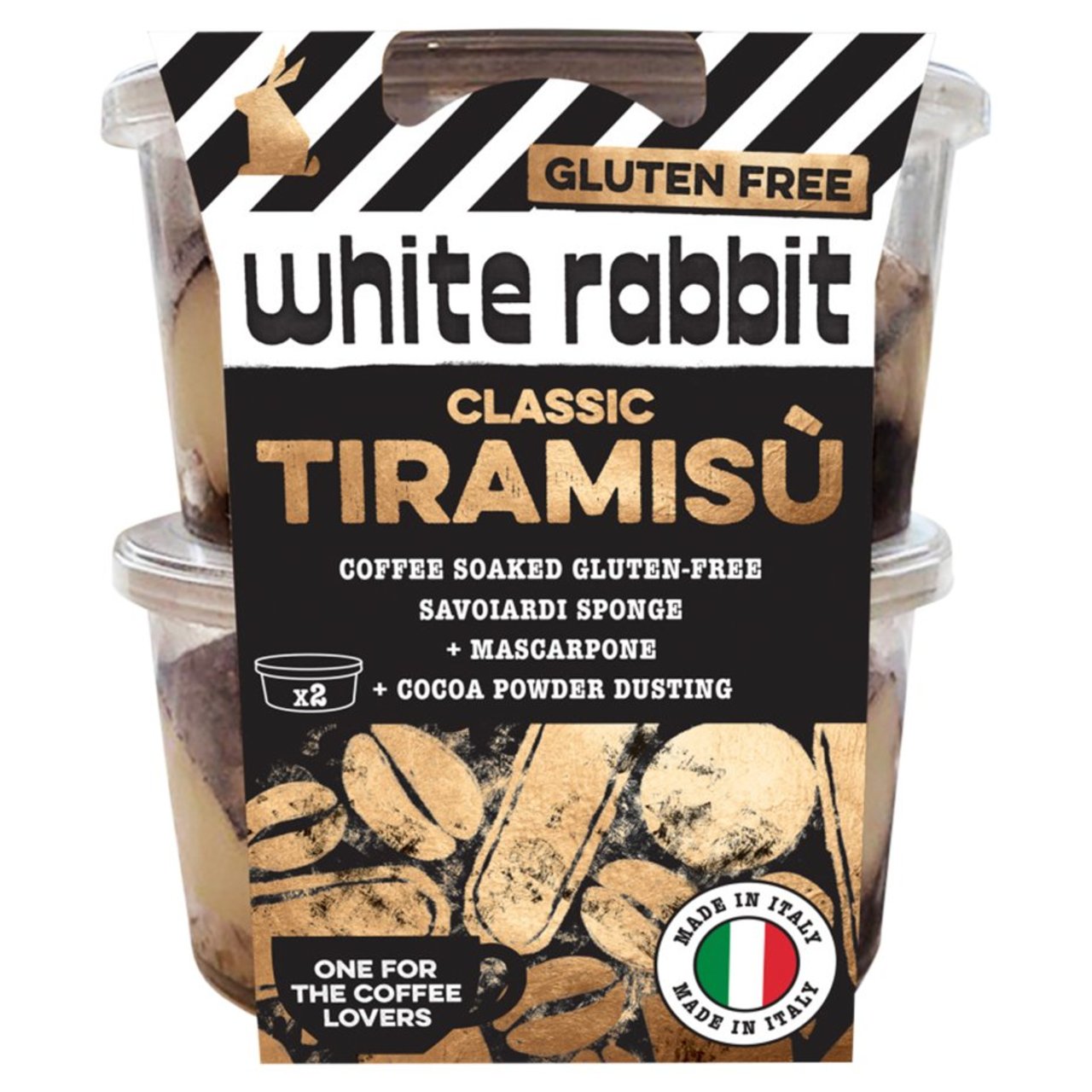 White Rabbit Gluten Free Classic Tiramisu 2x95g