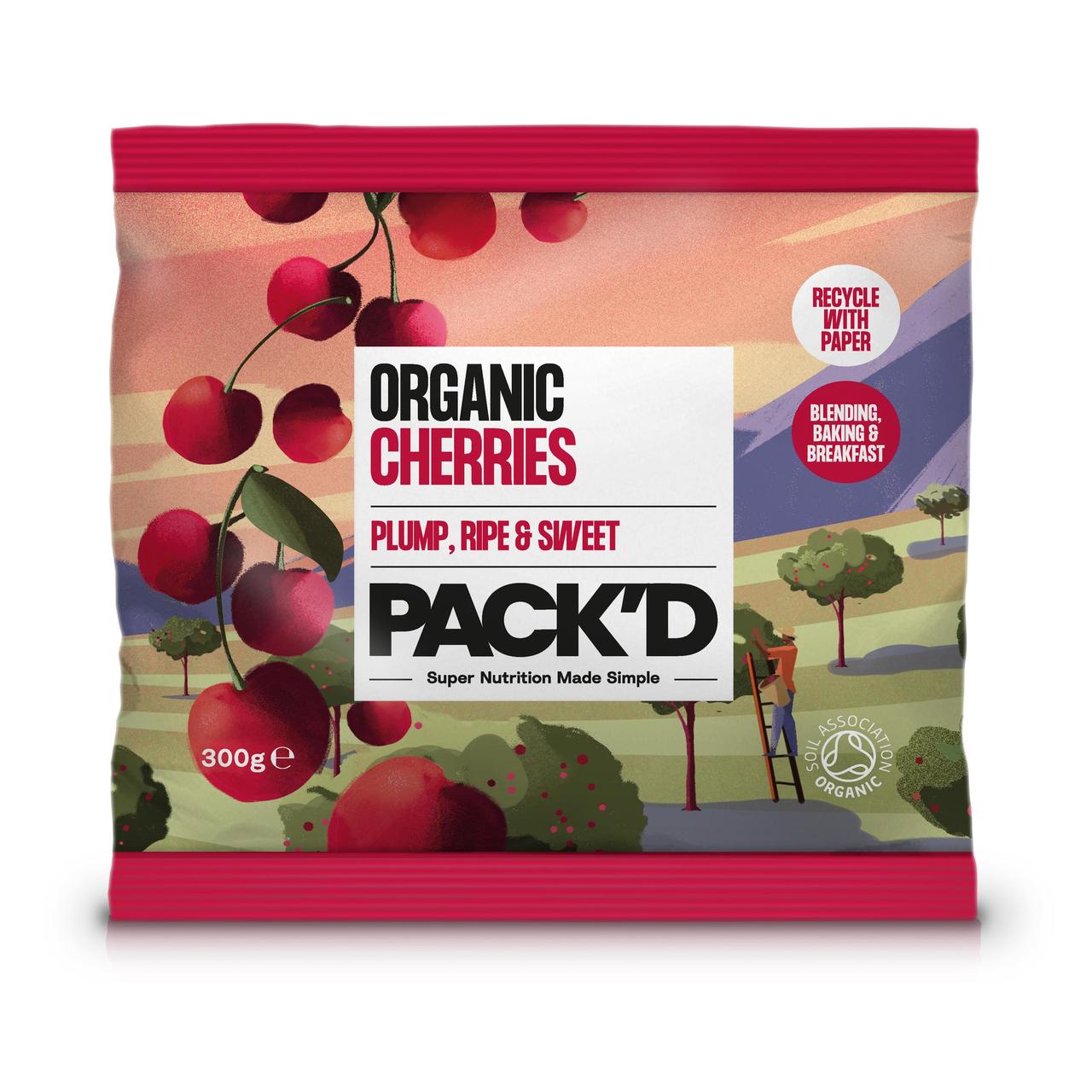 PACK'D Organic & Sweet Pitted Cherries