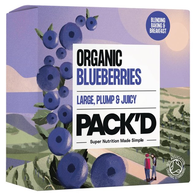 Pack'd Organic Blueberries 300g