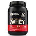 Optimum Nutrition Gold Standard Whey Protein Powder Delicious Strawberry Flavour 30 Servings 900g