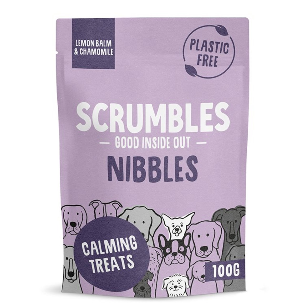 Scrumbles Turkey Nibbles Calming Treats For Dogs 100g