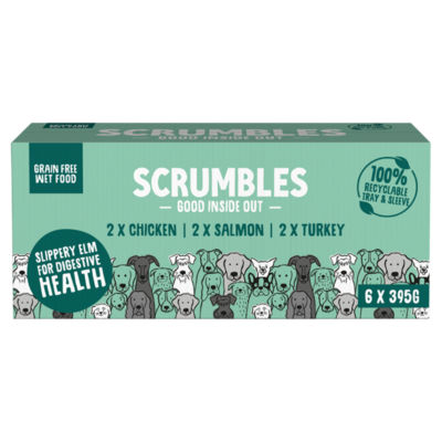 Scrumbles Complete Wet Food for All Lifestages Dogs 6 x 395g