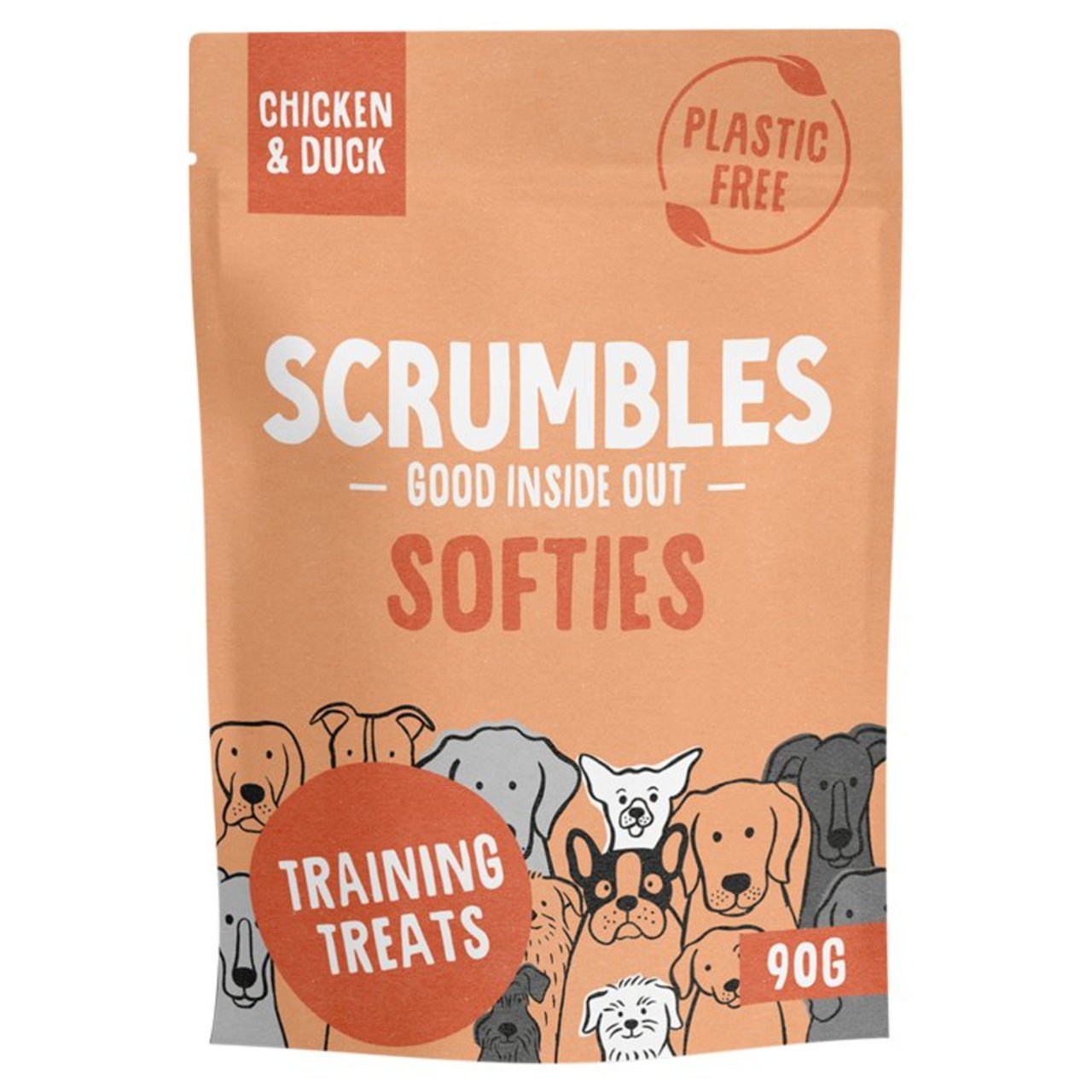 Scrumbles Chicken & Duck Softies 90g