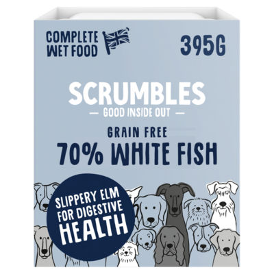 Scrumbles Dog Food Grain Free White Fish