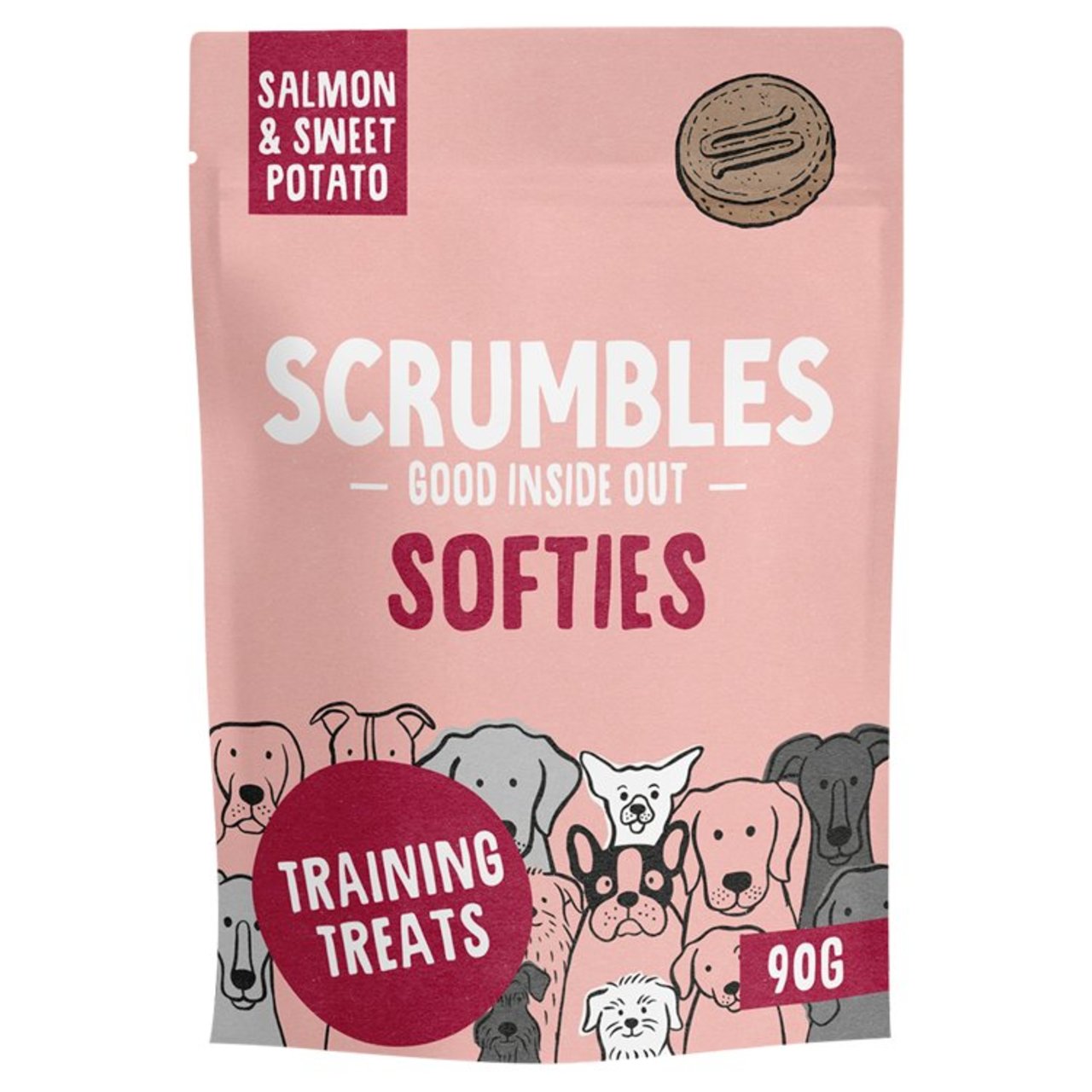 Scrumbles Softies Salmon Dog Treats