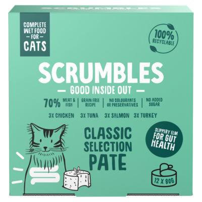 Scrumbles Wet Cat Pate Classic Selection