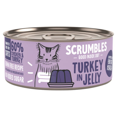 Scrumbles Turkey in Jelly Wet Cat Food