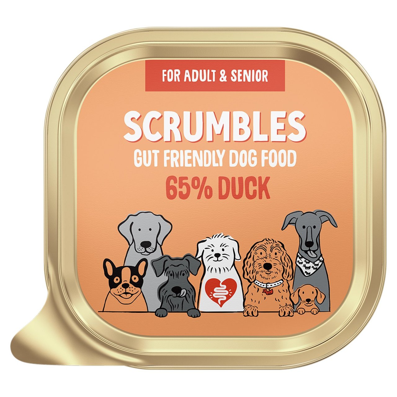 Scrumbles Gut Friendly Wet Dog Food 150g