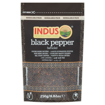 Indus Black Pepper Whole 250g