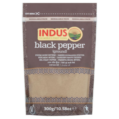 Indus Black Pepper Ground 300g