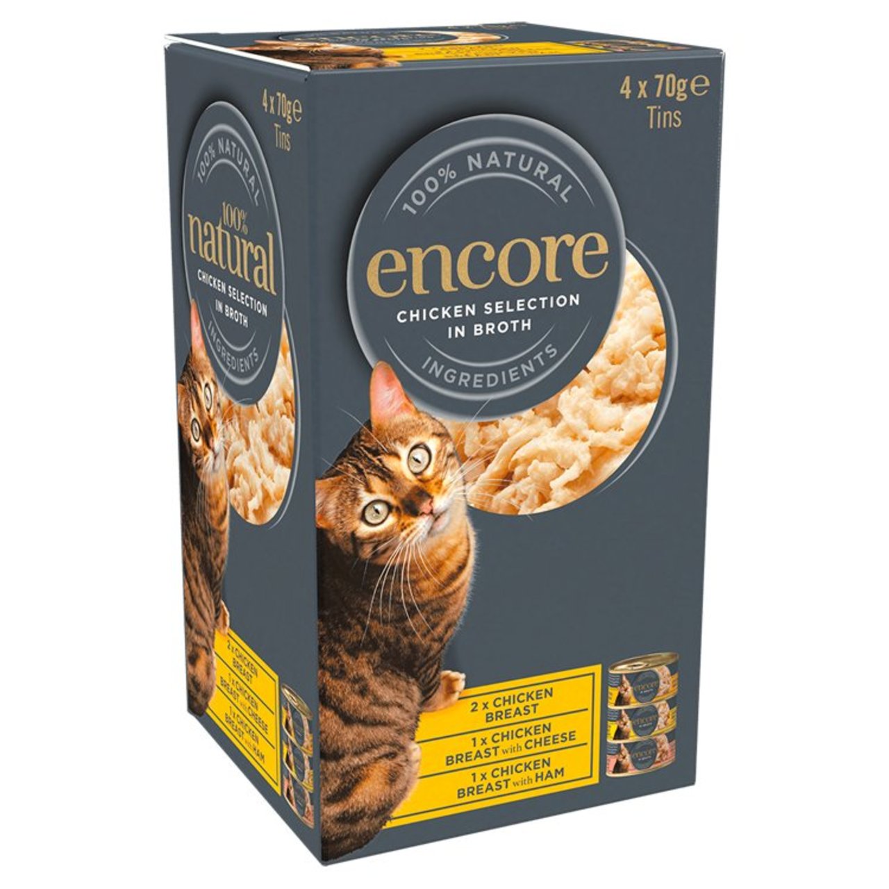 Encore Cat Broth Tin Chicken Selection