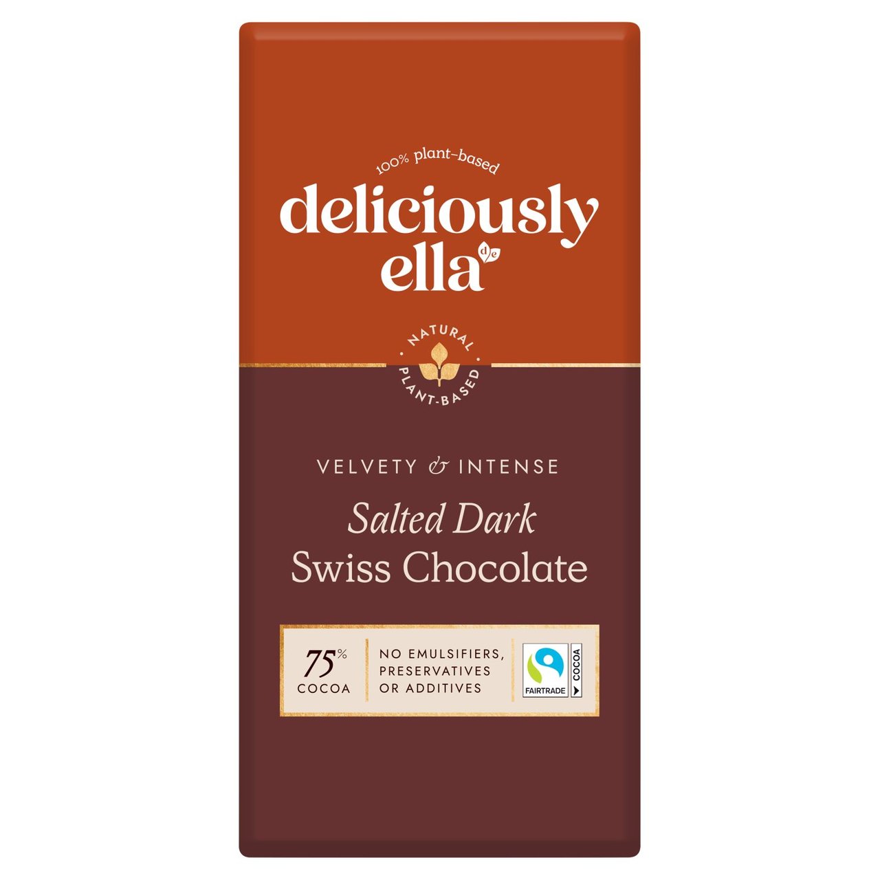 Deliciously Ella Dark Salt Swiss Chocolate